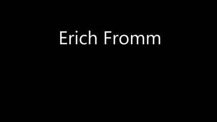 Self-activity - Erich Fromm -
