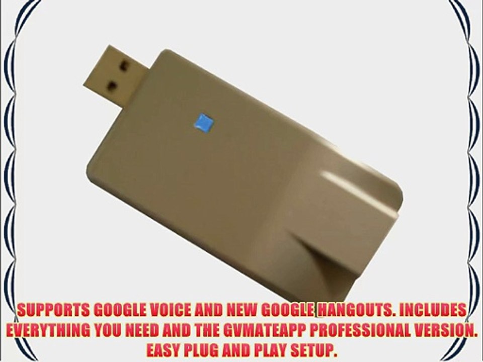 GVMate: VoIP Phone Adapter with Google Voice and New Google Hangouts. $0/Year Free Phone Service.