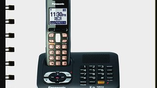 Panasonic Dect 6.0 Titanium Black Cordless Phone with Answering Machine (KX-TG6441T)
