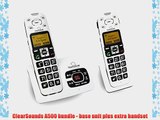 ClearSounds A500BUN DECT Amplified Cordless with Answering Machine Bundle