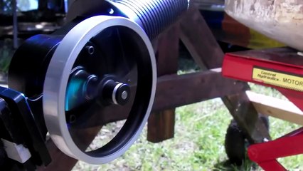STIRLING ENGINE SOLAR POWER FRESNEL LENS HOT AIR ENGINE MOTOR
