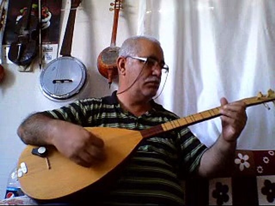 Mut'lu Fikri Demir.MUT TÜRKÜSÜ(menği) - Şu Dağların Yükseğine Erseler-bağlama ile -amatör videom.