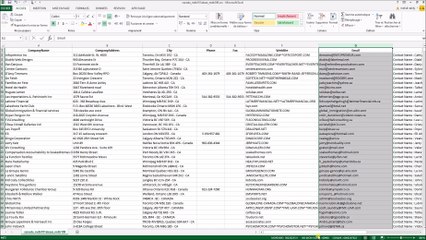 Fresh Business Emailing Database for CANADA