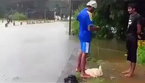Man Catching Fish So Funny