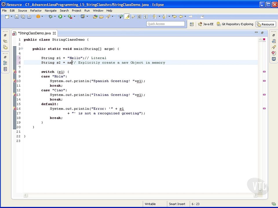 4 Java - The String Class