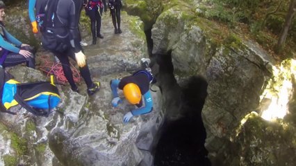 chute en canyoning