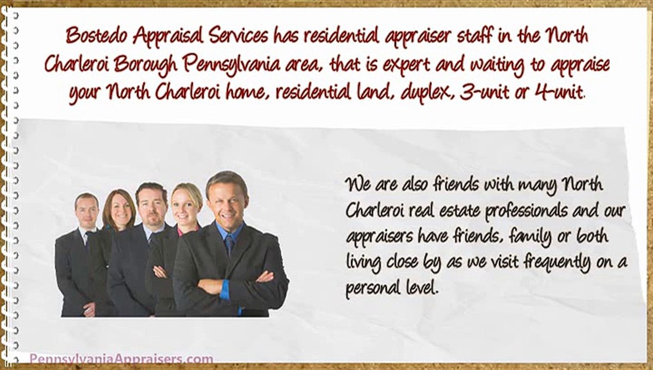 North Charleroi Appraisers - 412.831.1500 - Appraisal North Charleroi