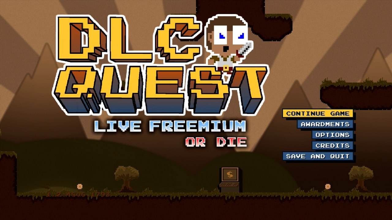 First Level - Only - DLC Quest: Live Freenium of Die - Indie Game (Xbox 360)