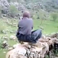 very  funny old man gun fire and.watach tihs