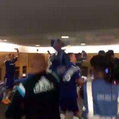 إحتفالات لاعبو تشيلسي عقب التتويج بالدوري