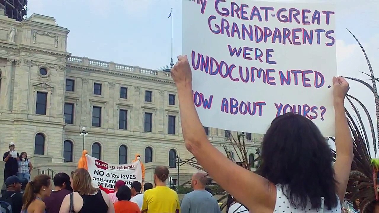 "What Color Is My Skin"  Saint Paul Protest Against SB-1070, Arizona's 4 of 4