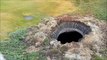 Video: Obtienen imágenes del interior del gran cráter siberiano que asombra a la ciencia