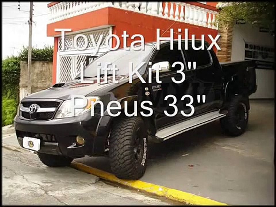 Toyota Hilux Lift Kit 3" + pneus 33" - MXV Tecnologia Off road - www.mxv.com.br