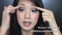 Korean Japanese Gyaru Inspired Makeup