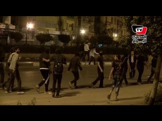 «البلاك بلوك» تنسحب واشتباكات متقطعة بـ«عبد المنعم رياض»