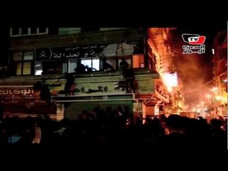 المنصورة: اقتحام مقر الحرية والعدالة وإتلاف محتوياته