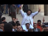 علاء عبد الفتاح بعد إخلاء سبيله: البلاغ مسخرة