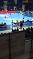 Mascotte polonaise avec Elsa Deville  (UMBB) / Handball Challenge Cup