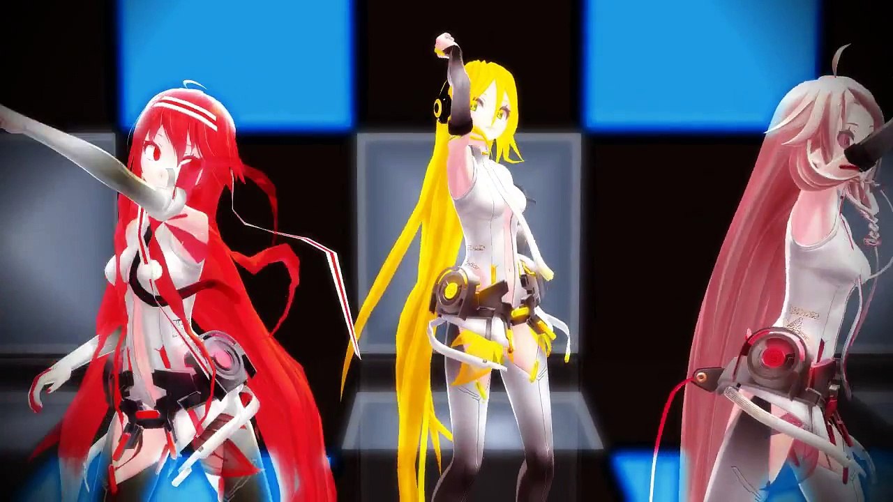 【MMD】Hurly Burly【Kiku Juon, Lily & IA】