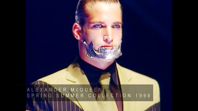 Gisele Bündchen in Alexander McQueen’s Spring 1998 Golden Shower Fashion Show - #TBT - Style.com