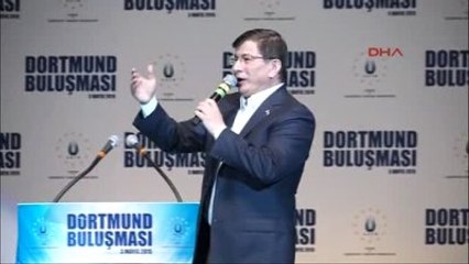 Başbakan Davutoğlu Dortmund'da Konuştu - 2