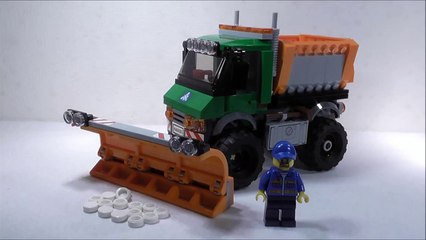 Lego City 60083 Snowplow Truck / Schneepflug - Lego Speed Build Review