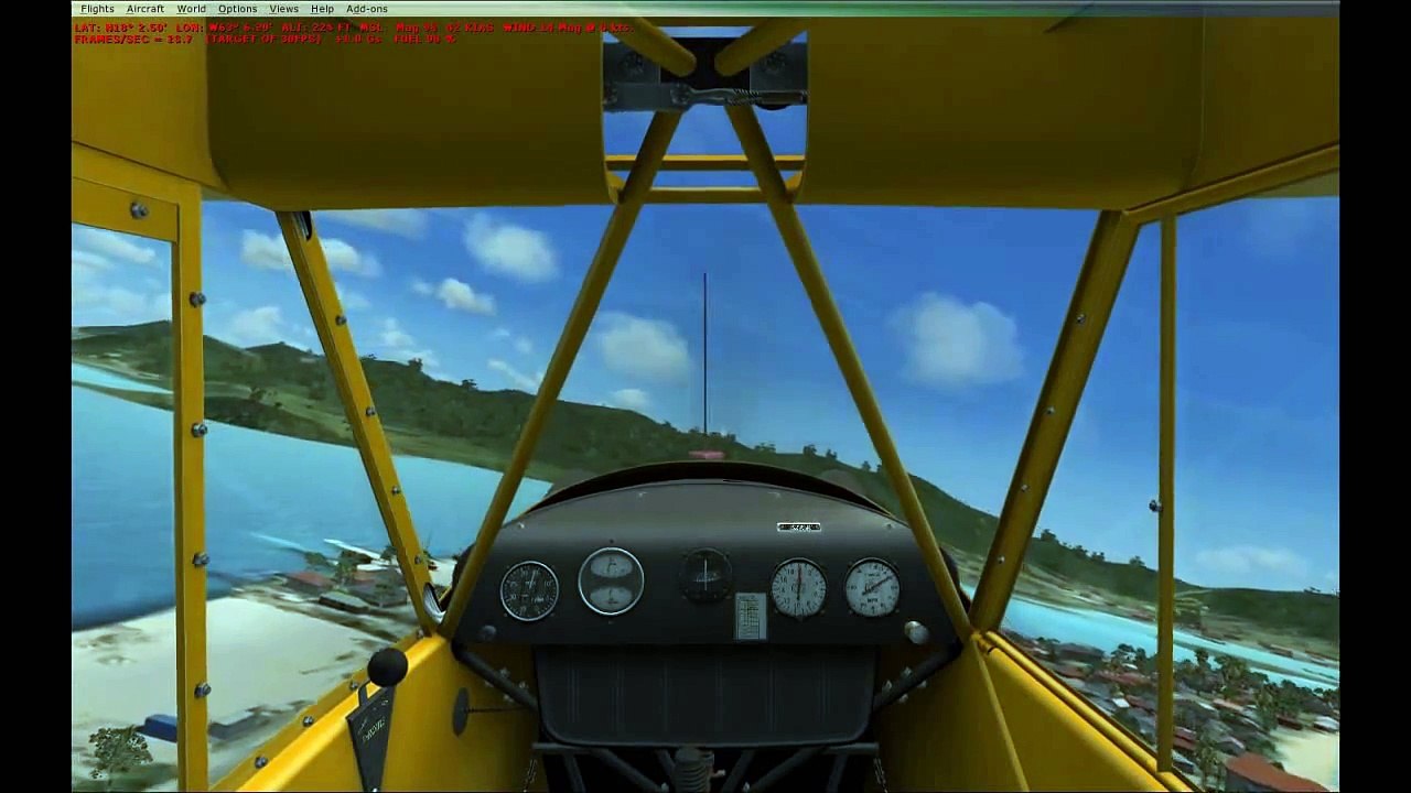 FSX- Piper Cub - Short Landing & Takeoff