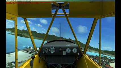 FSX- Piper Cub - Short Landing & Takeoff