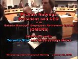 TORONTO STAR and MISSISSAUGA NEWS INTERVIEWS OMERS CEO