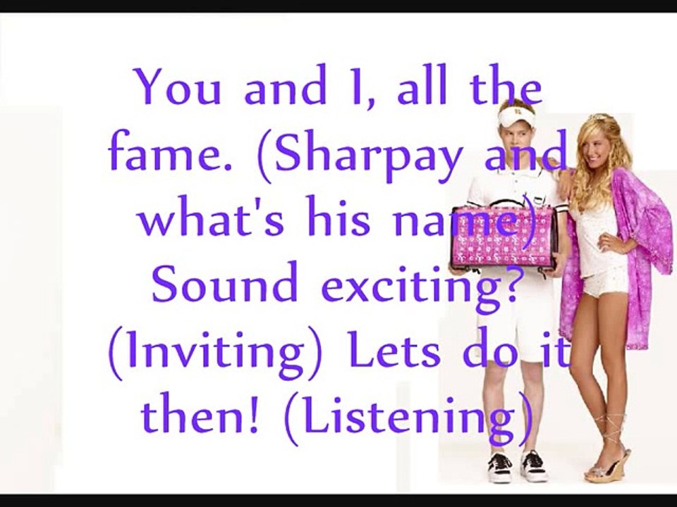 High school musical 3 - I want it all with lyrics