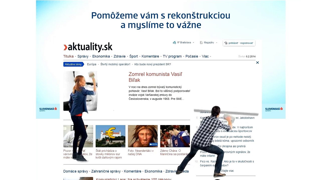 Rekonštrukcia serverov