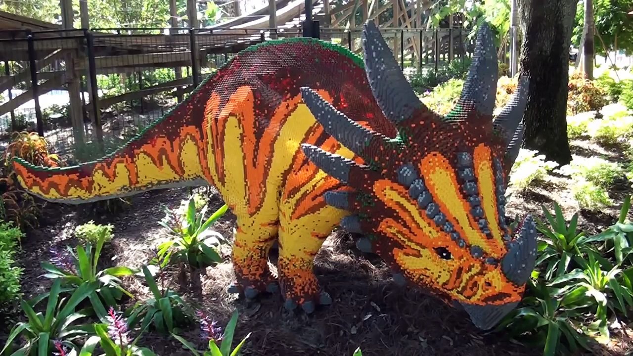 Coastersaurus Wooden Roller Coaster POV Front Seat Legoland Florida On-Ride