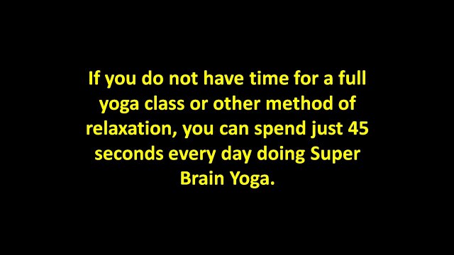 Super Brain Yoga: Super Brain Yoga Tips | Super Brain Yoga Guide!