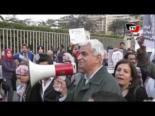 متظاهرو«الخارجية»: «كيري» و«الإخوان» إيد واحدة