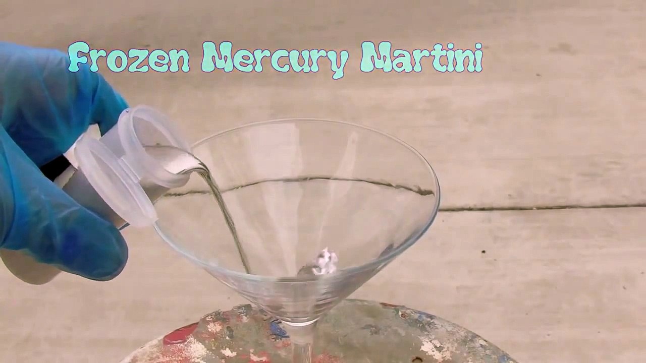Freezing the Liquid Metal MERCURY - SOLID
