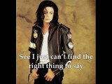 Michael Jackson Don't Walk Away with Lyrics