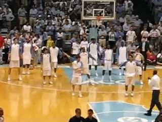 UNC Basketball Warm-Up Tradition