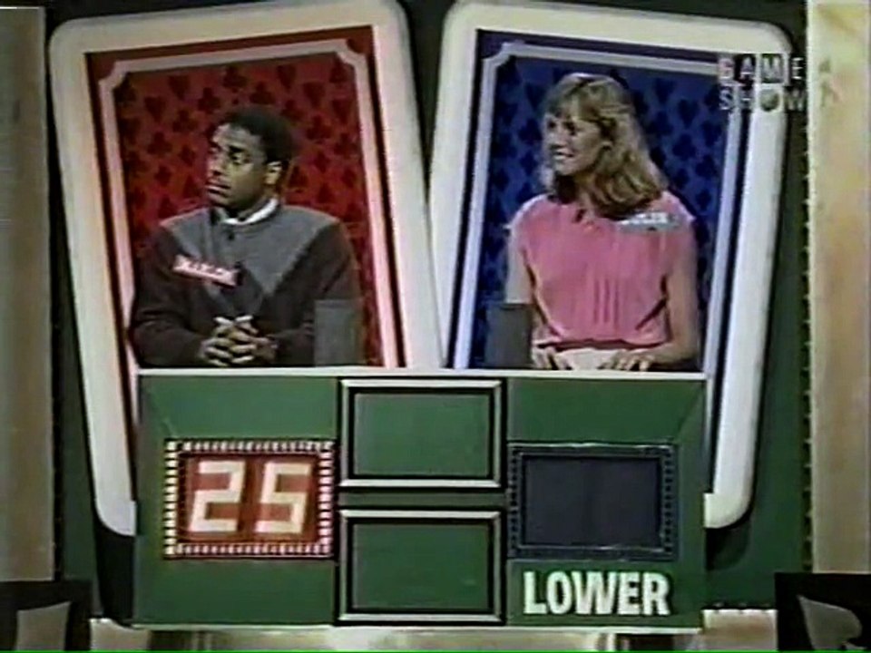 Card Sharks CBS Daytime 1987 Bob Eubanks Episode 2