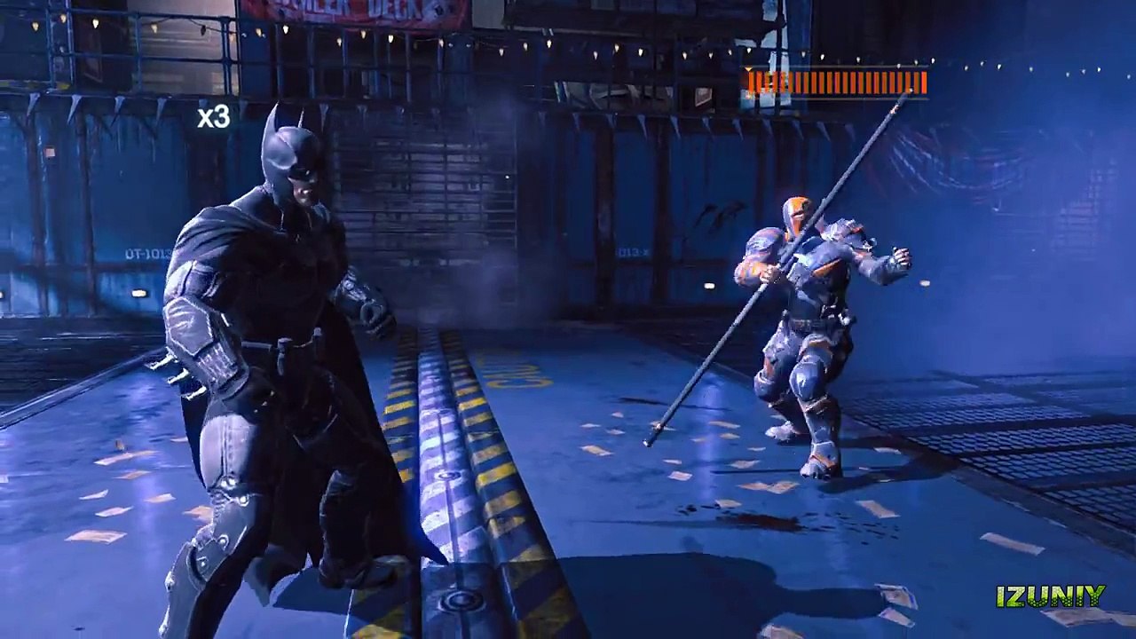 BATMAN Vs. DEATHSTROKE Full Boss Fight - Batman Arkham Origins