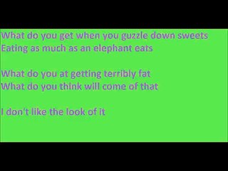 Oompa Loompa Songs lyrics 1971