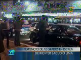 TERREMOTO PERU LIMA CALLES DE MIRAFLORES REPLICA FUERTE