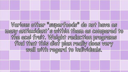 Some Updated Guidelines For Necessary Elements Of Acai Berry Diet