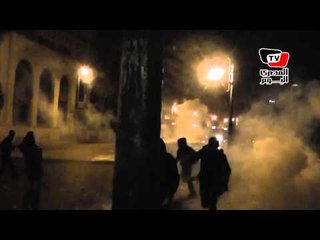 إطلاق قنابل الغاز بكثافة على كورنيش النيل