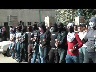 «بلاك بلوك» يظهرون في مسيرة شبرا