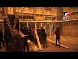 متظاهرون يغلقون أبواب محطة مصر