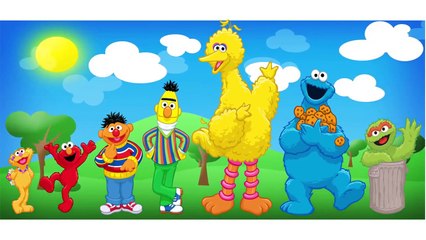 Sesame Street Characters Finger Family Nursery Rhymes for Children