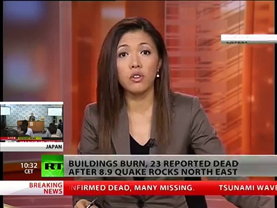 Scary footage: Tsunami waves raging, buildings burn after 8.9 Japan earthquake