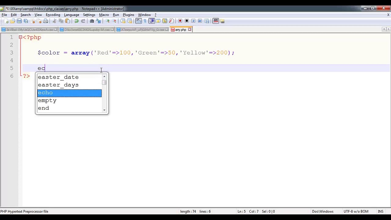 Associative Array Part 2