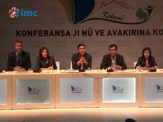 "Kobani'nin Yeniden İnşası" konferansı sona erdi