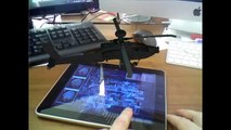 Augmented Reality on iPad seen via Vuzix glasses